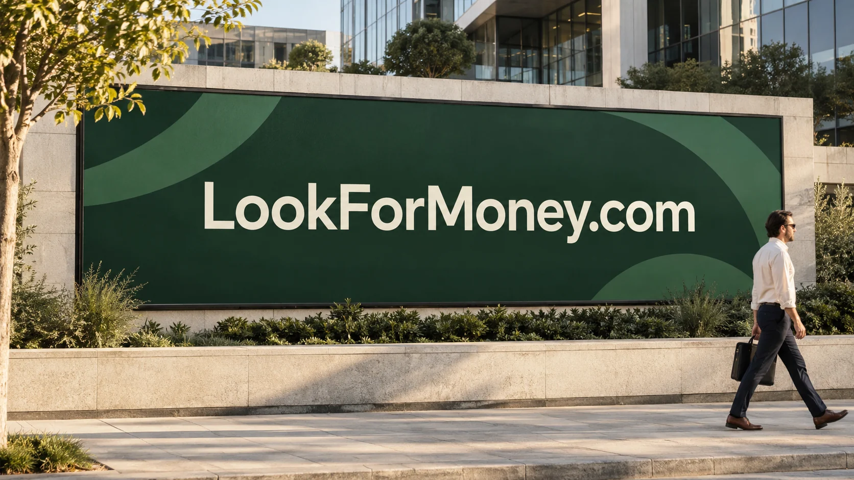 Illustrative advertising for a business funding concept.