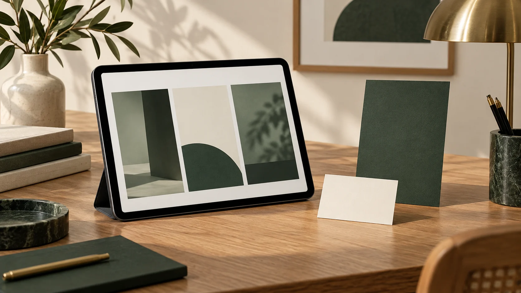Conceptual brand applications for earning opportunities.