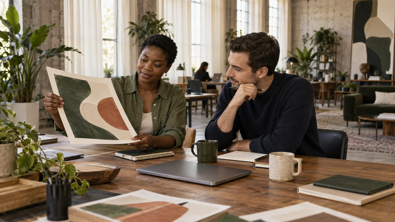 Fictional adults illustrating a possible use of LookForMoney.com in earning opportunities.